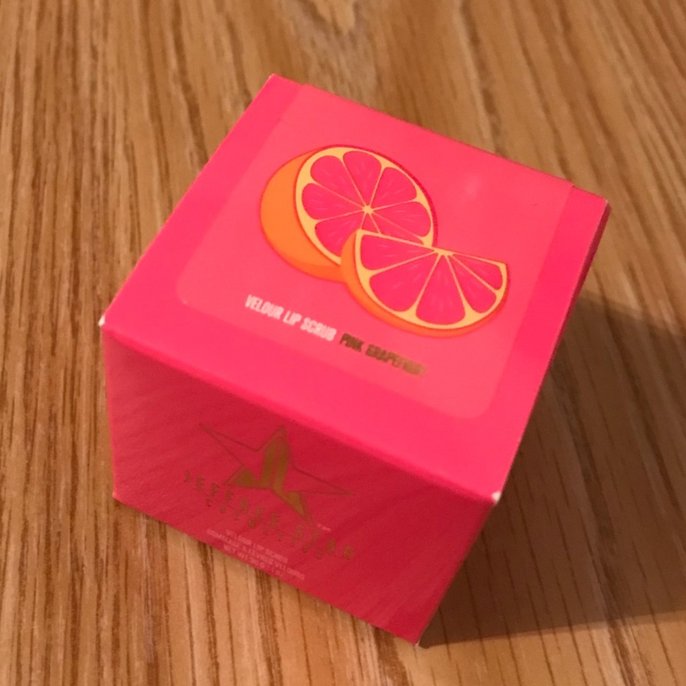 JSC Velour Lip Scrub in Pink Grapefruit